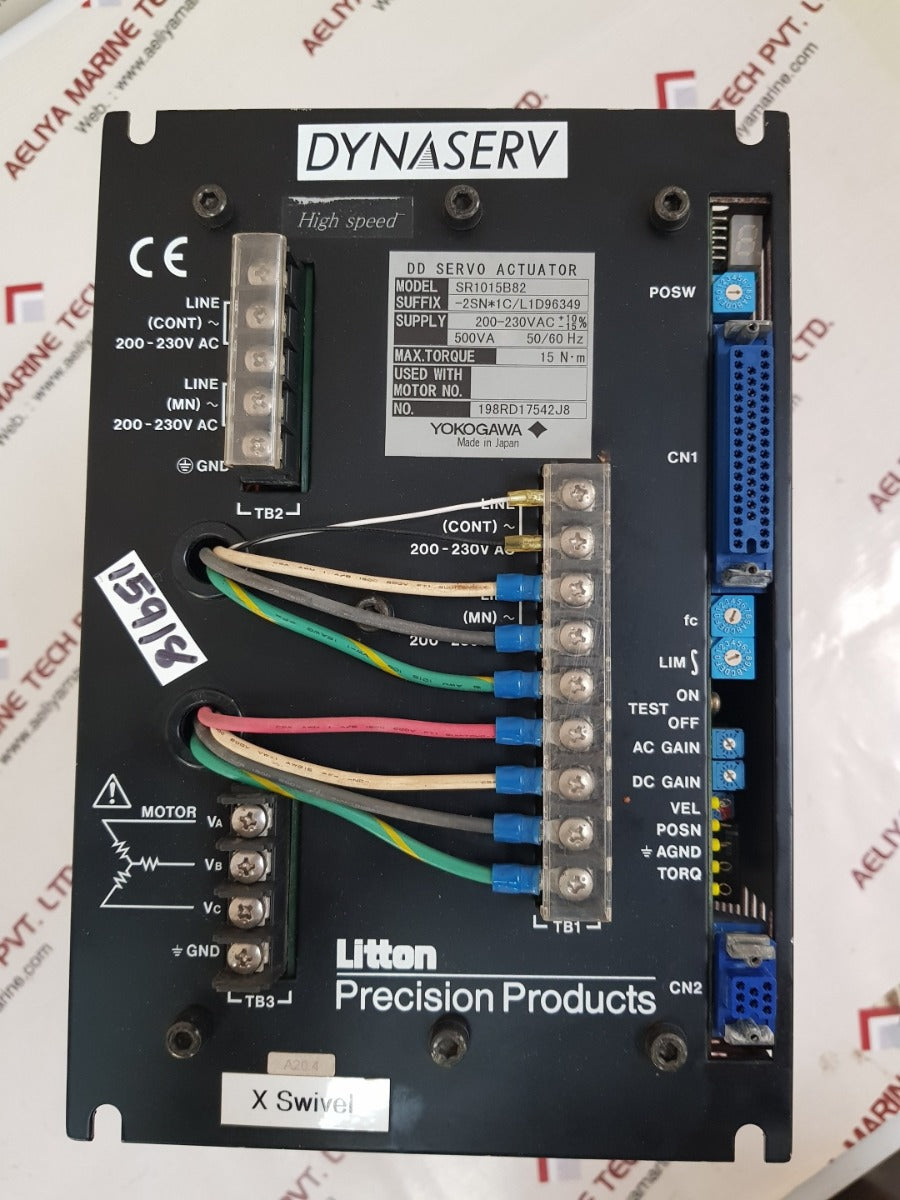 Yokogawa dynaserv sr1015b82-2sn*1c/l1d96349 dd servo actuator
