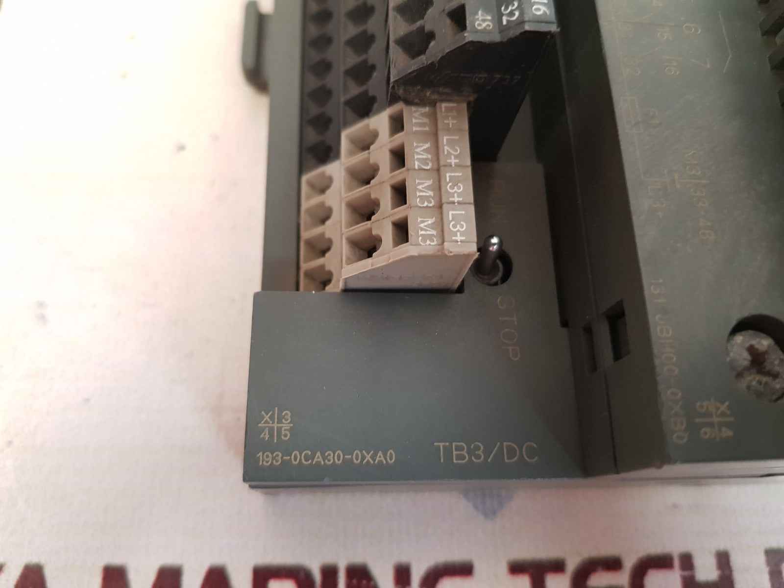 Siemens et200b-16di 131-0bh00-0xb0 module with 193-0ca30-0xa0 terminal block