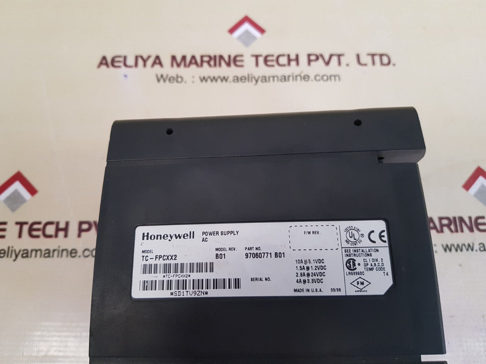 Honeywell tc-fpcxx2 ac input power supply