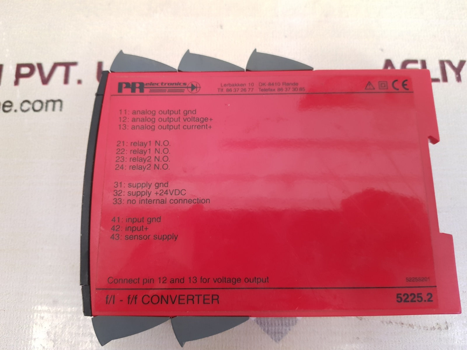 Pr electronics 5225.2 programmable f/i-f/f converter