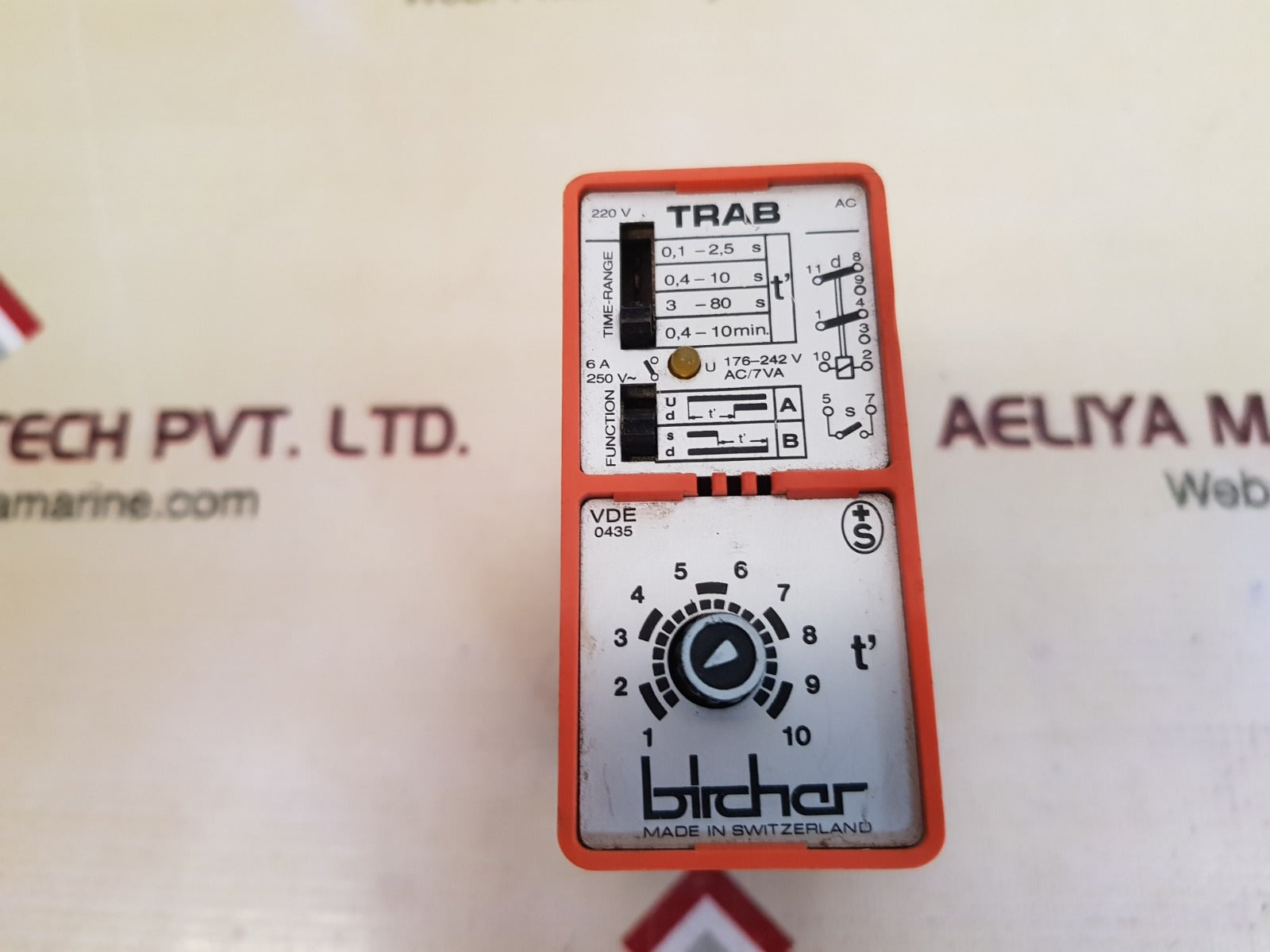 Bircher trab vde 0435 safety relay