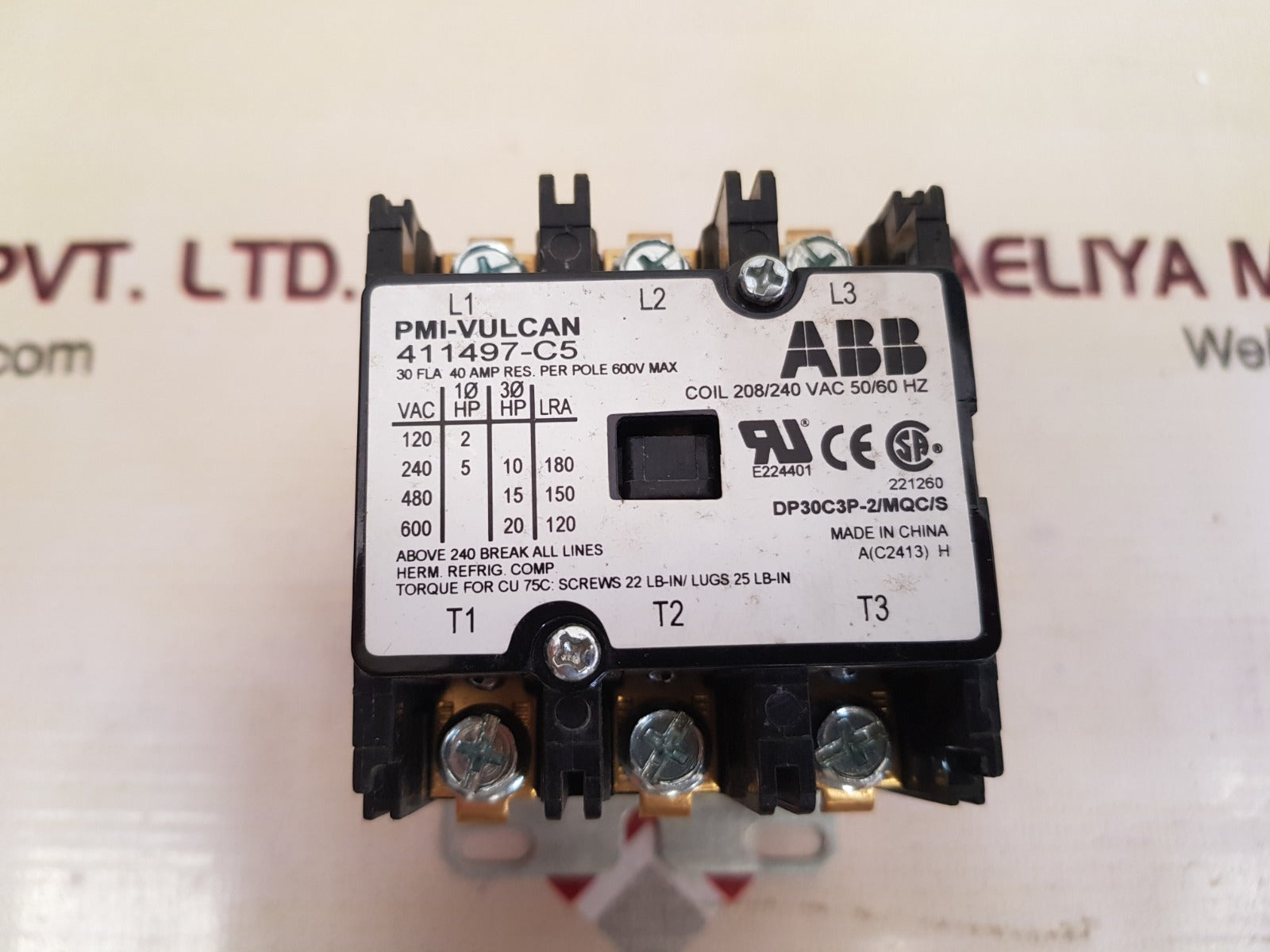 Abb dp30c3p-2/mqc/s coil