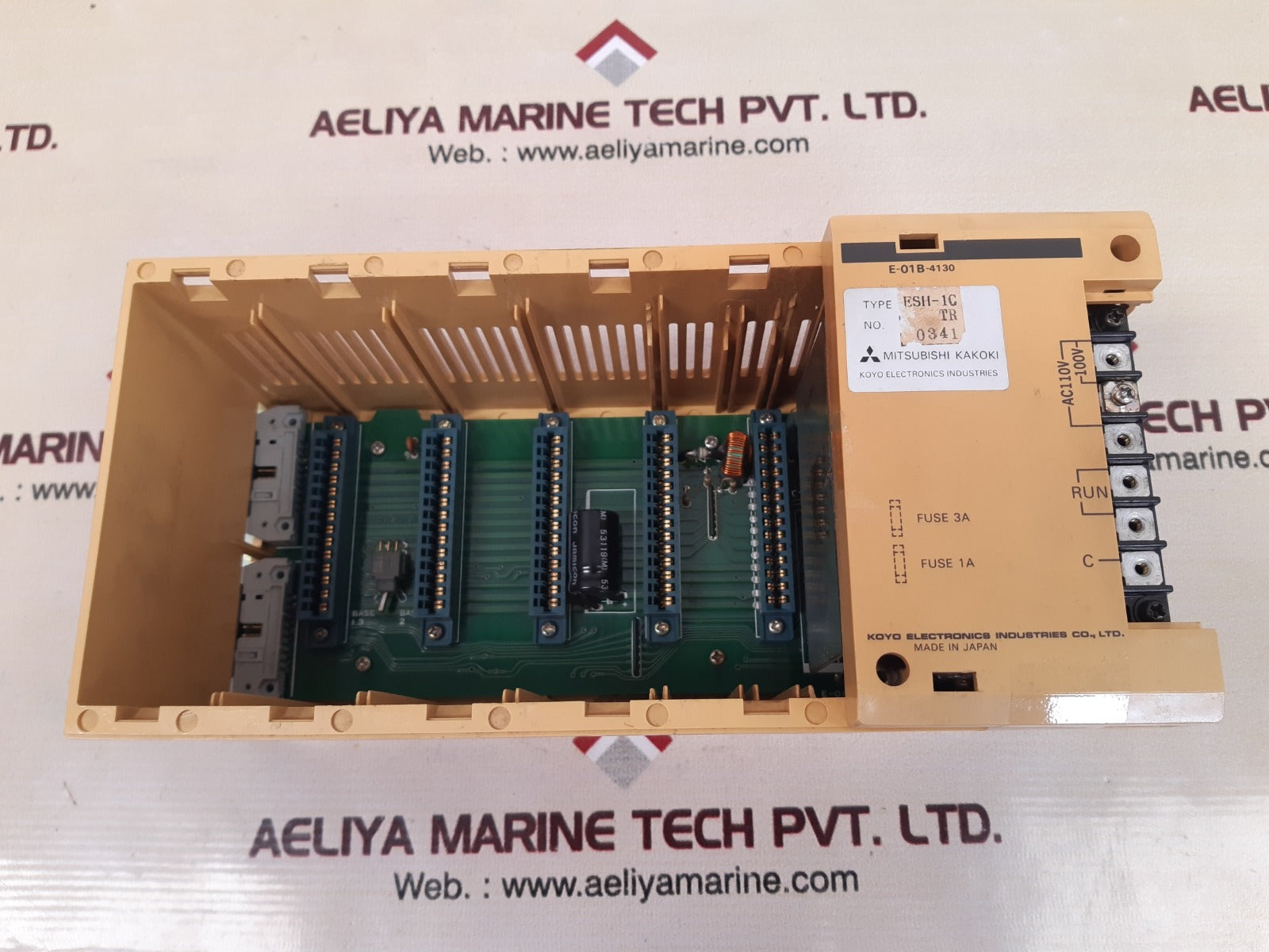 Koyo/mitsubishi e-01b-4130 programmable controller rack esh-1c tr