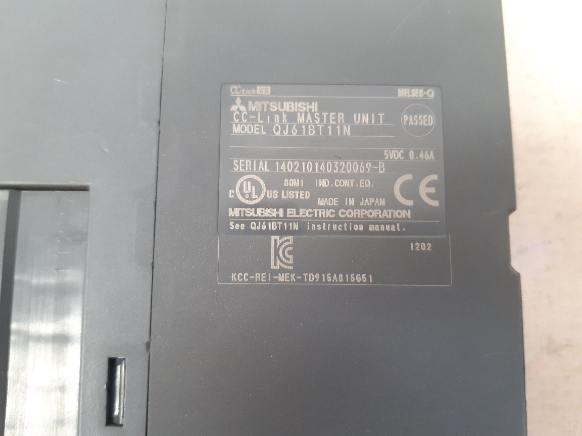 Mitsubishi qj61bt11n cc-link master unit 0.46a