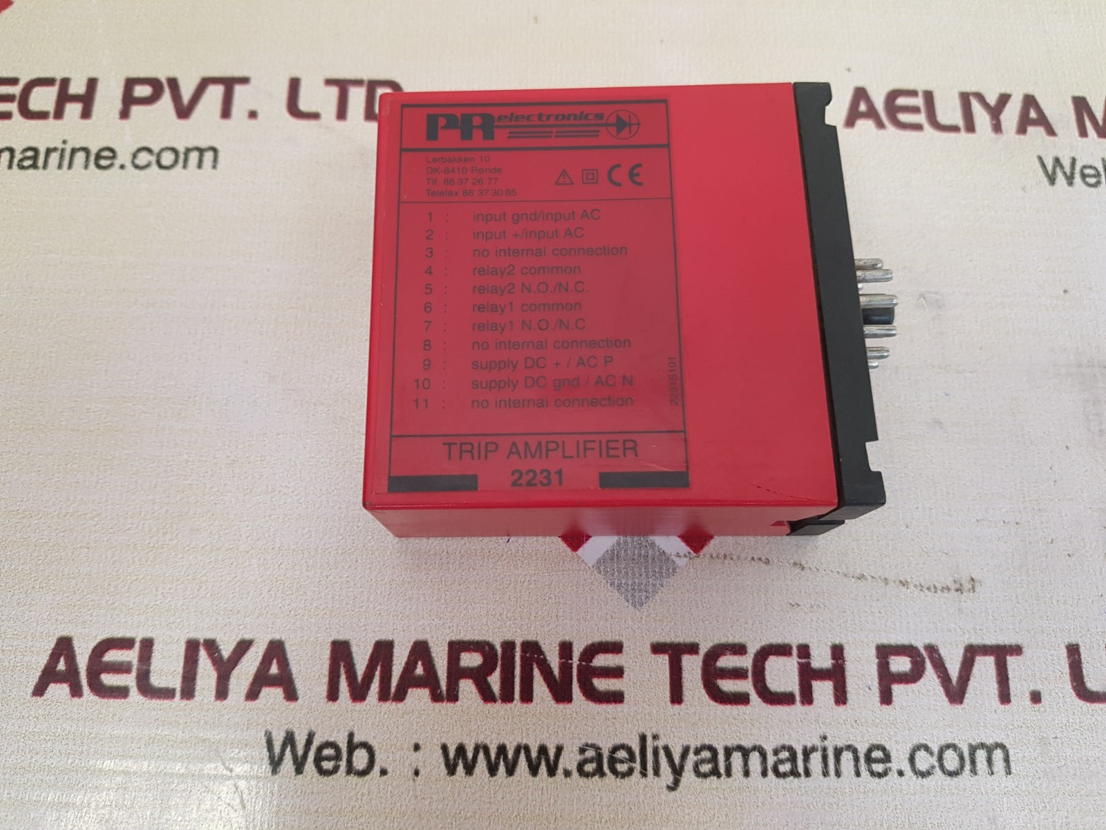 Pr electronics 2231 trip amplifier