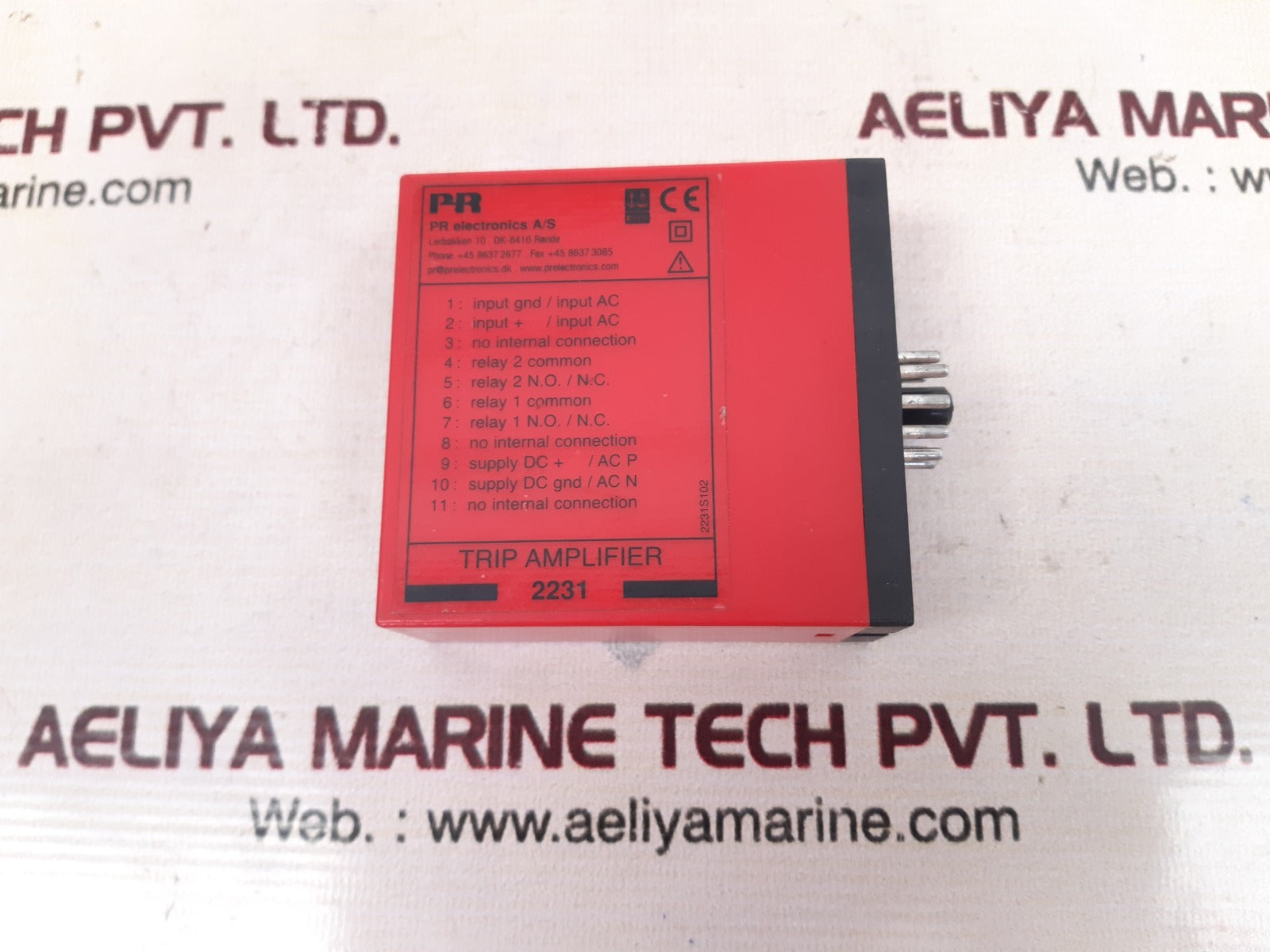 Pr electronics 2231p trip amplifier
