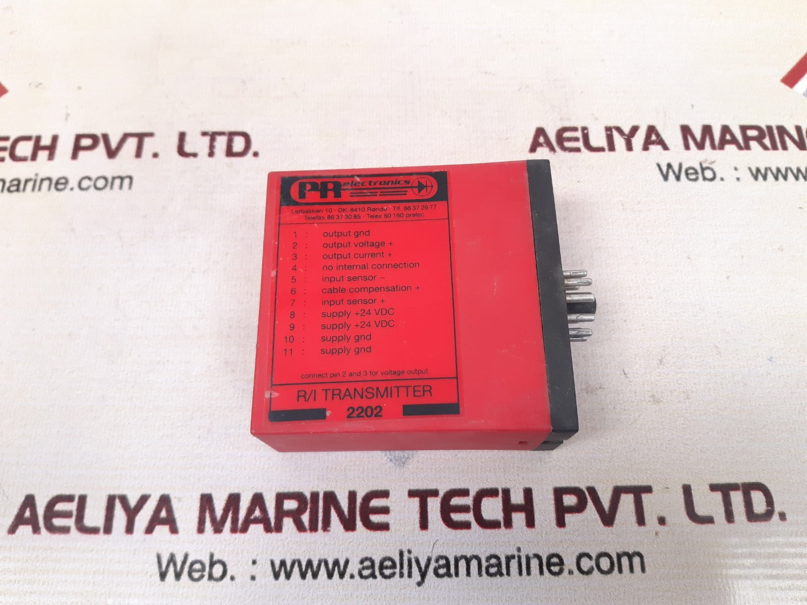 Pr electronics 2202 r2 r/i transmitter