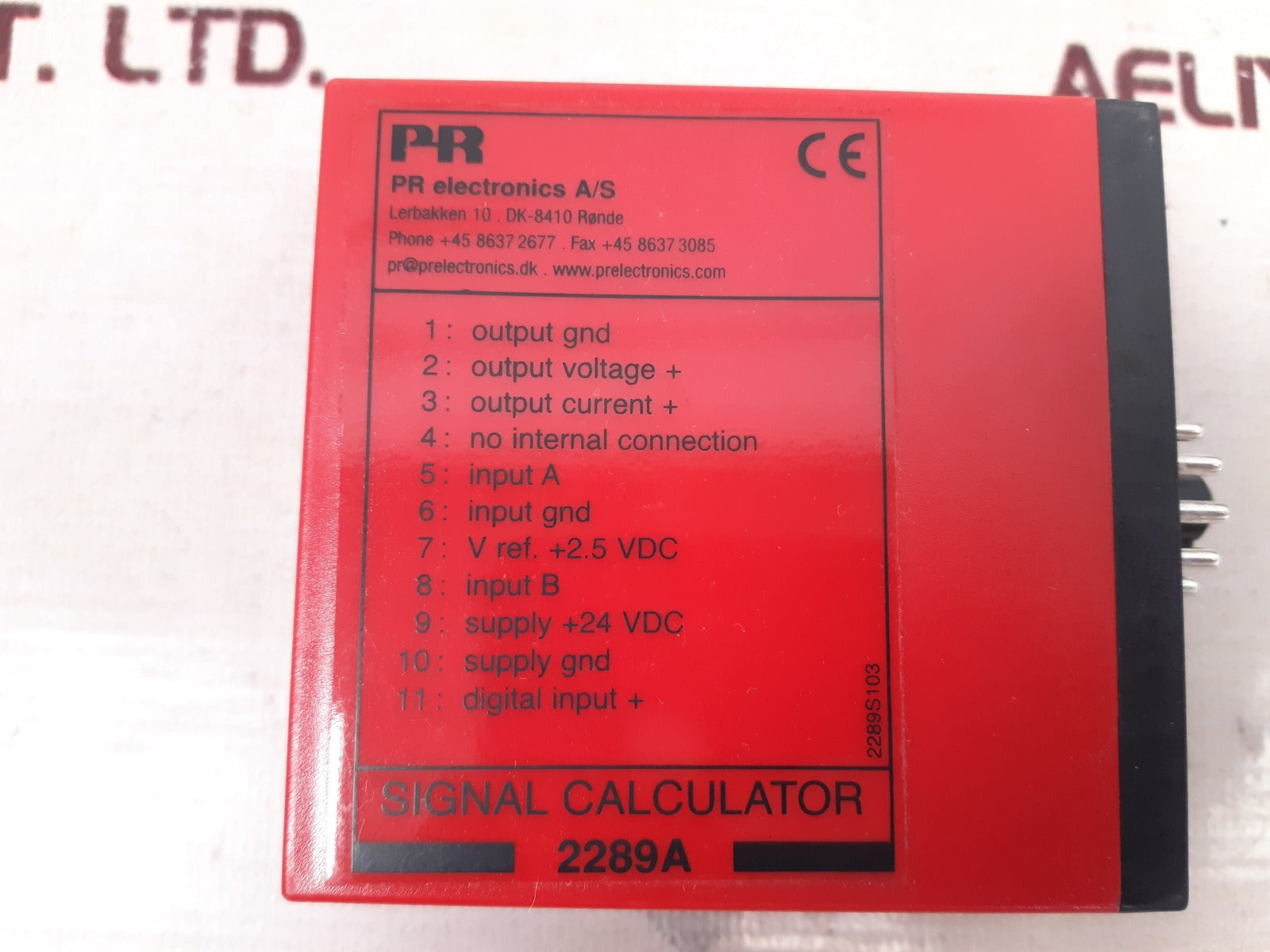 Pr electronics 2289a signal calculator 4...20ma