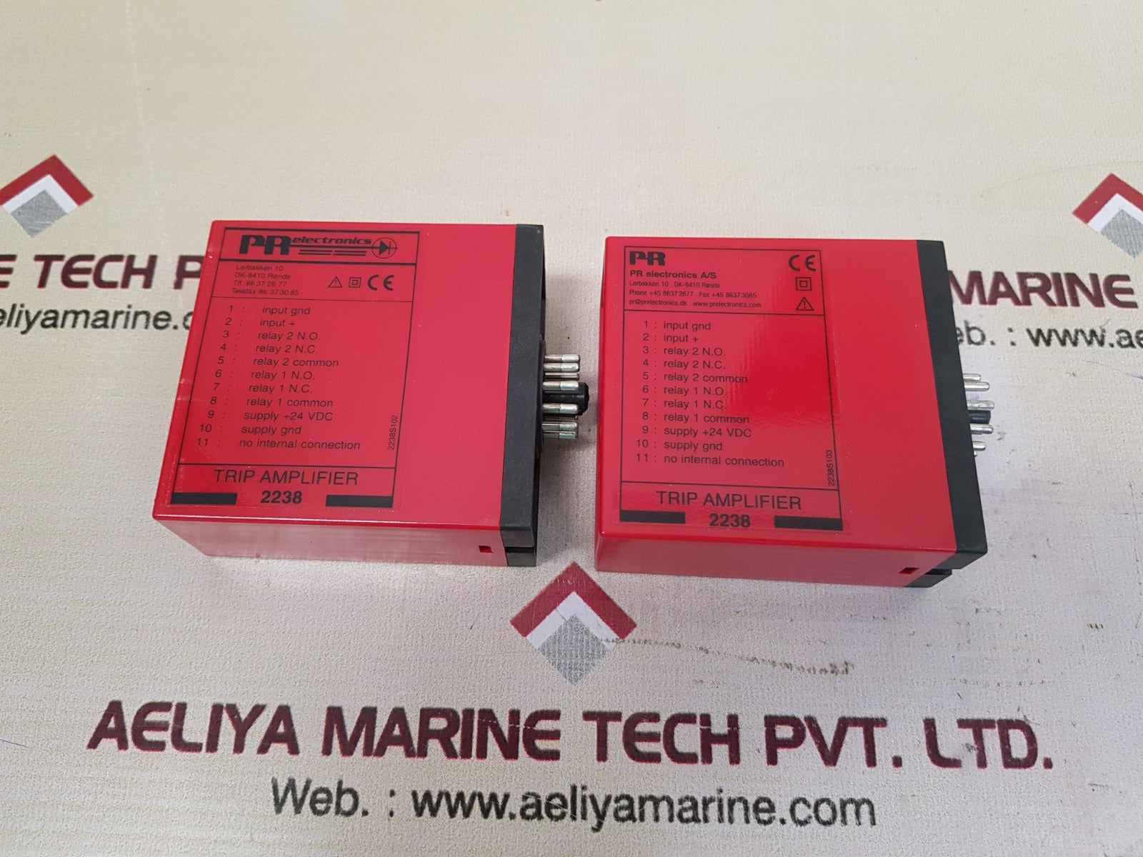 Pr electronics 2238 trip amplifier 2238d4a