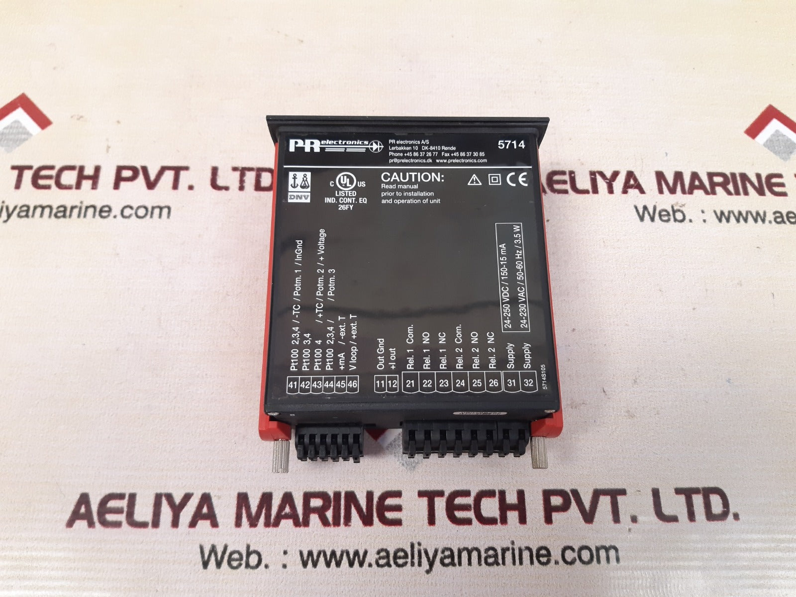 Pr electronics 5714 b led indicator 3.5 w