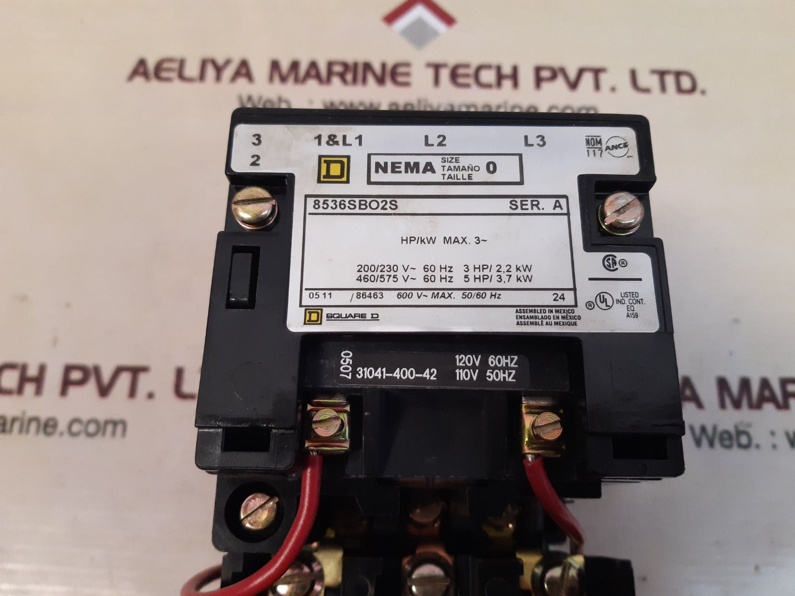 Square D 8536Sbo2S Ser A Motor Starter Coil