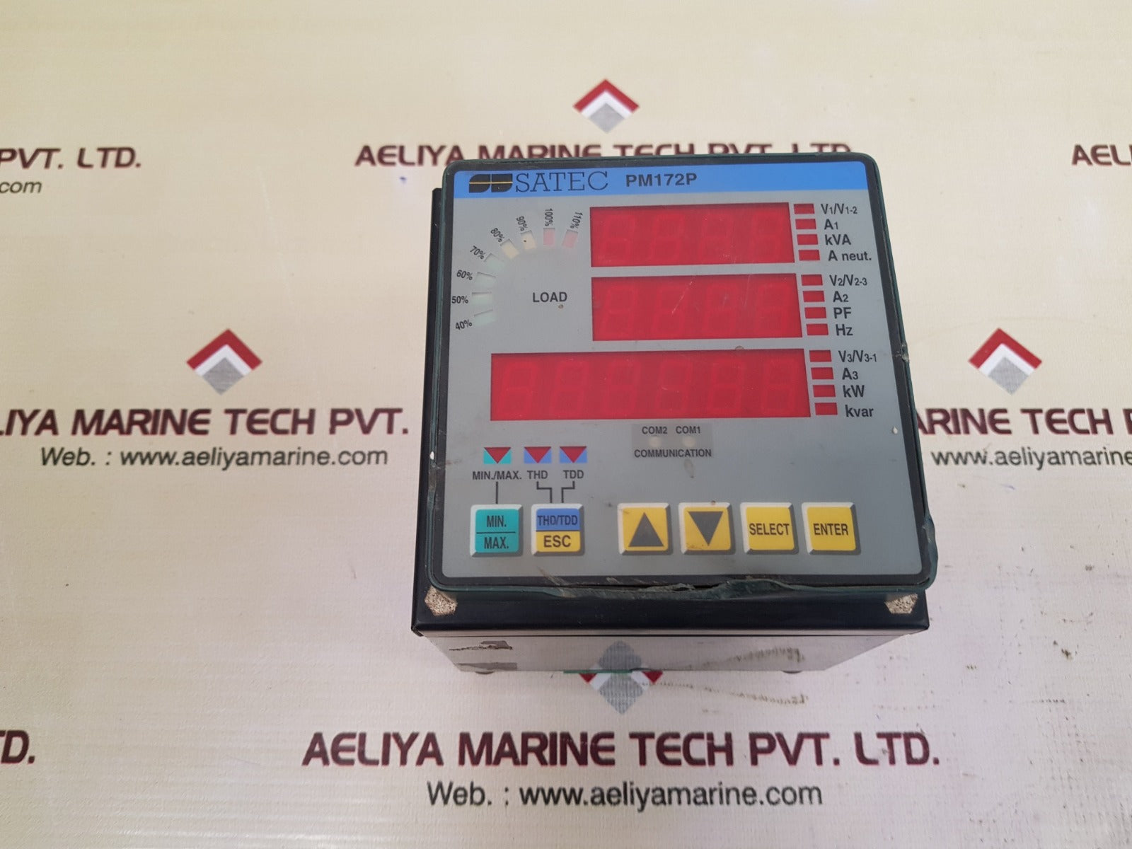 Satec pm172p power supply 172p-brl power meter