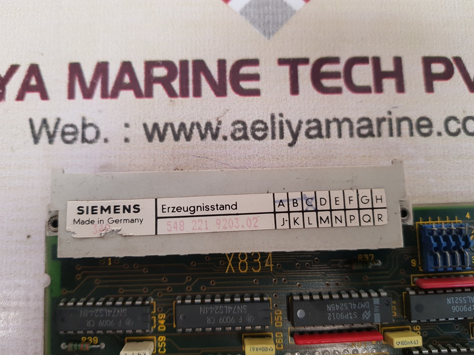 Siemens 6f11122-1ac02 pcb card 548 221 9203.02