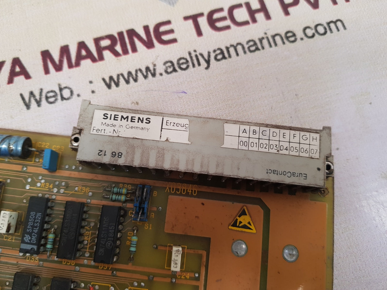 Siemens 6fx1120-3bb01 pc board