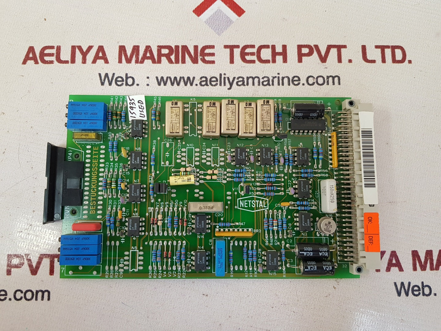 Netstal rvn 110.240.7128b (p4) circuit board