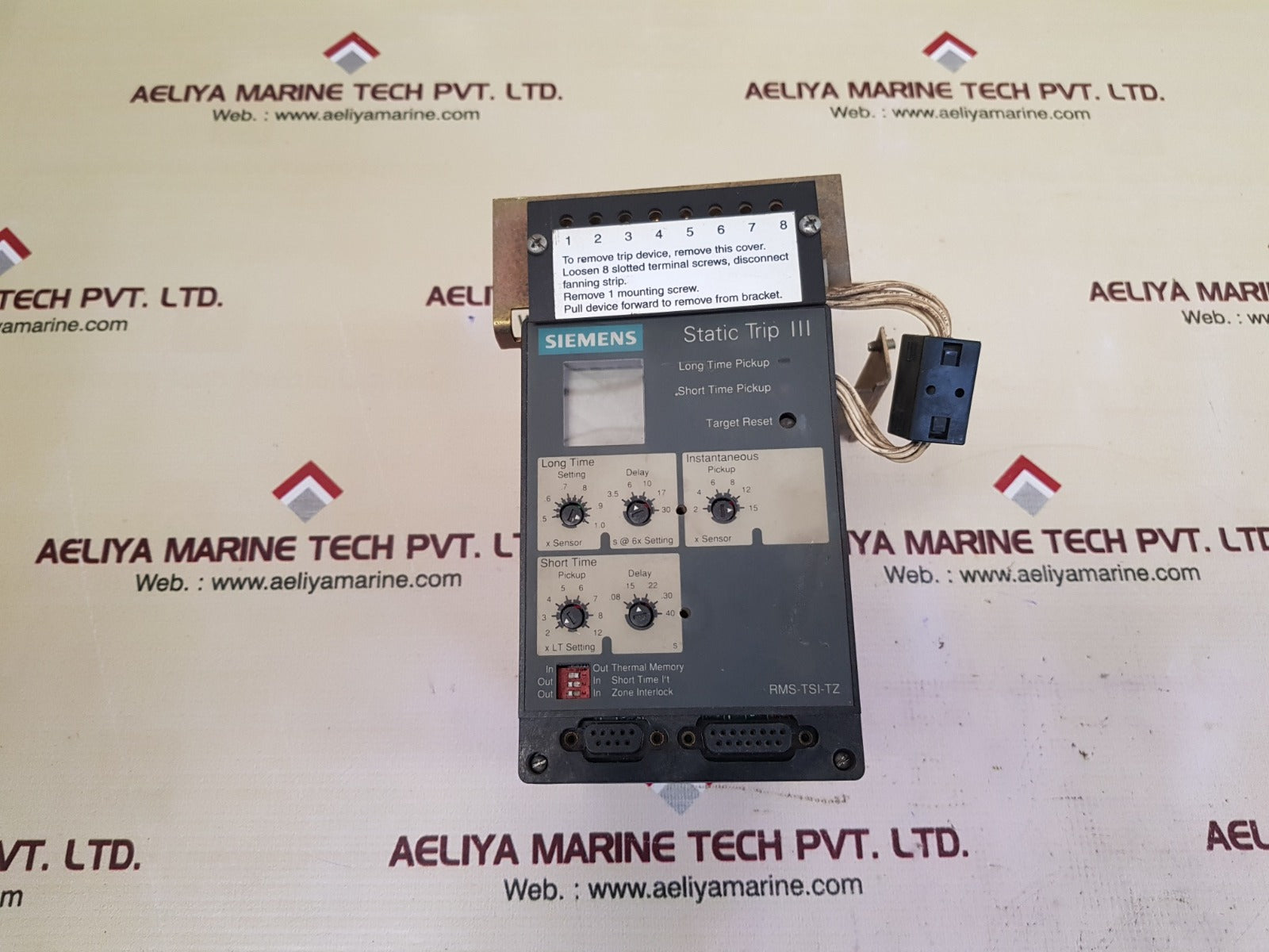 Siemens rms-tsi-tz static trip iii