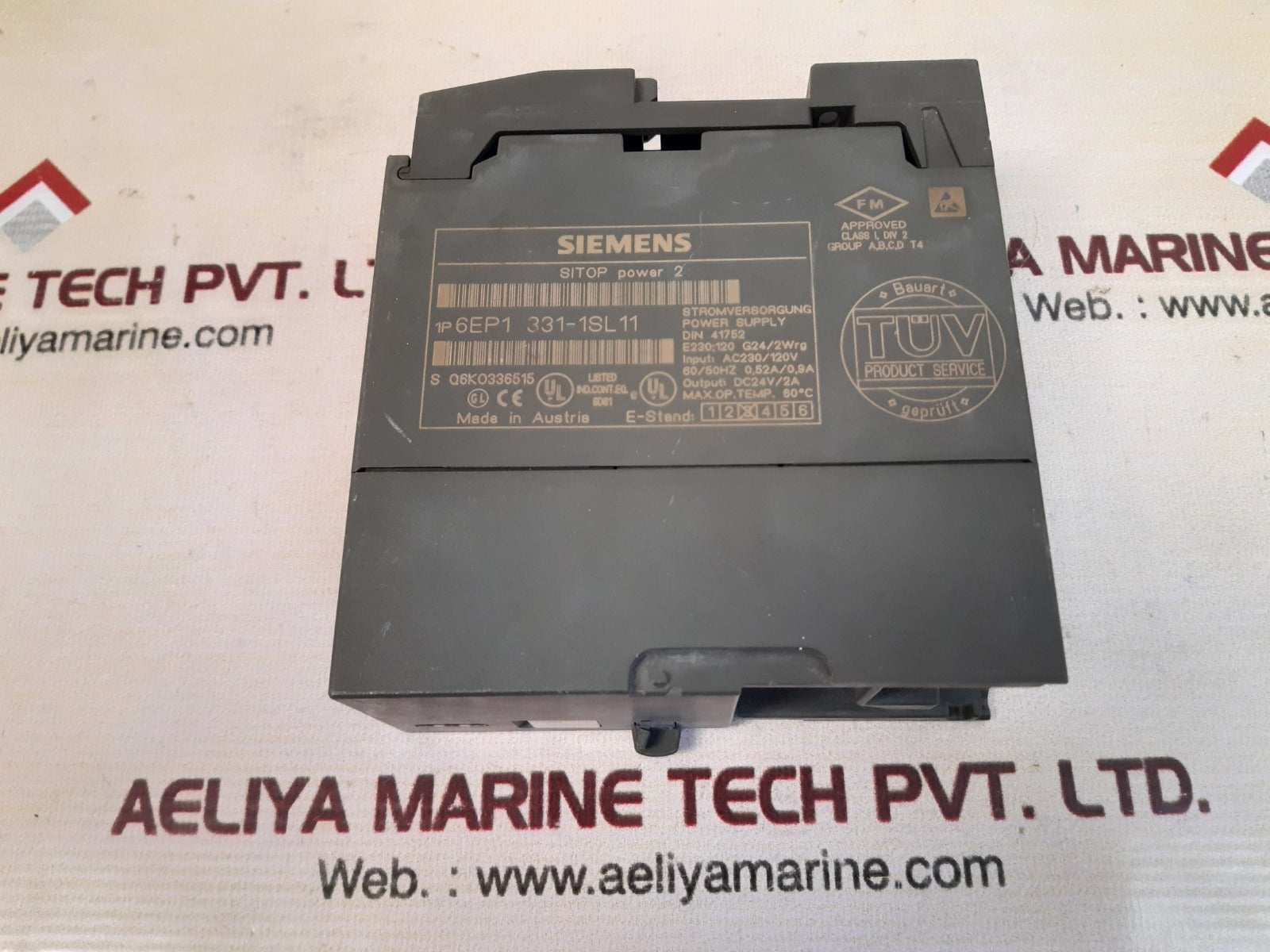 Siemens sitop power 2 6ep1 331-1sl11 power supply