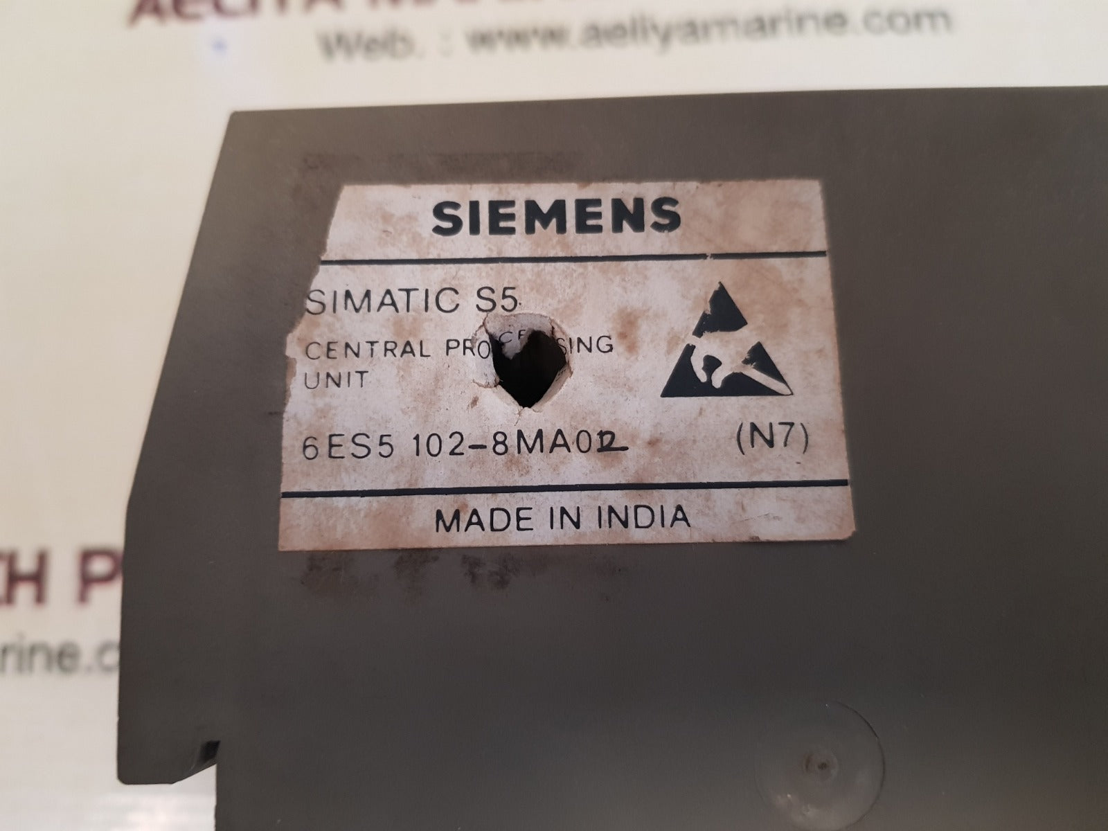 Siemens 6es5 102-8ma02 central processing unit