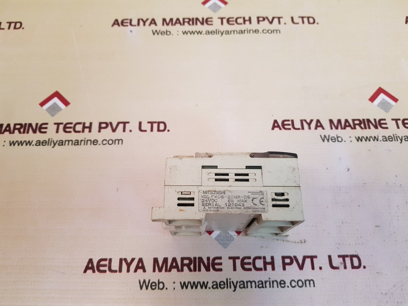 Mitsubishi melsec fx0s-20mr-ds programmable controller 24vdc