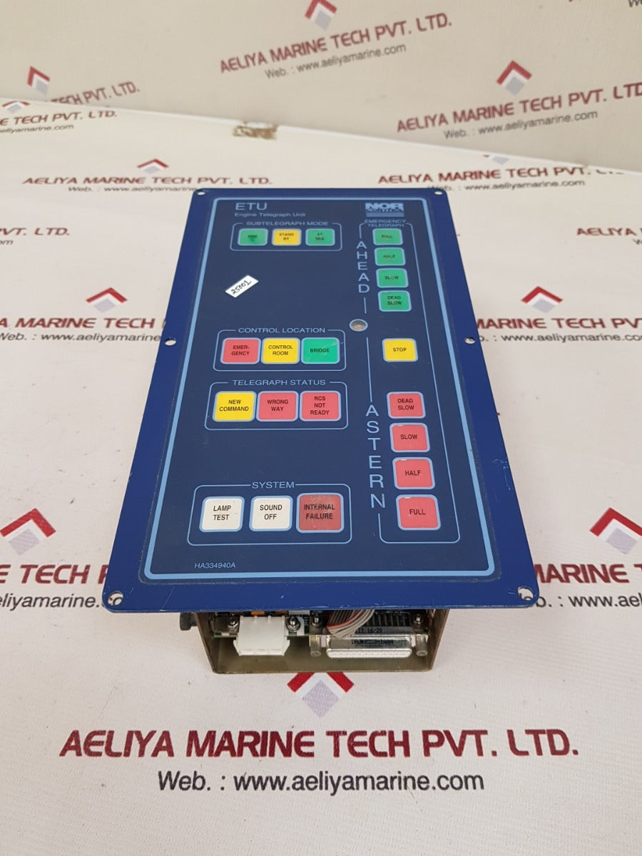 Kongsberg nor control etu 001 engine telegraph unit 8200011