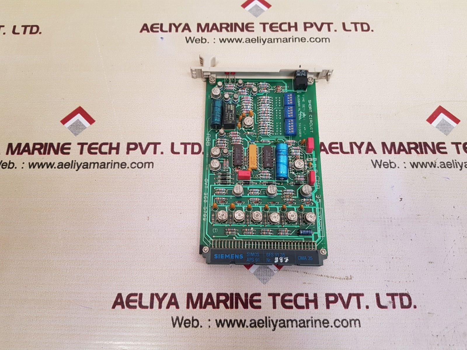 Abb cma35 gvt 360 5799 short circuit card siemens 6fs 91 35