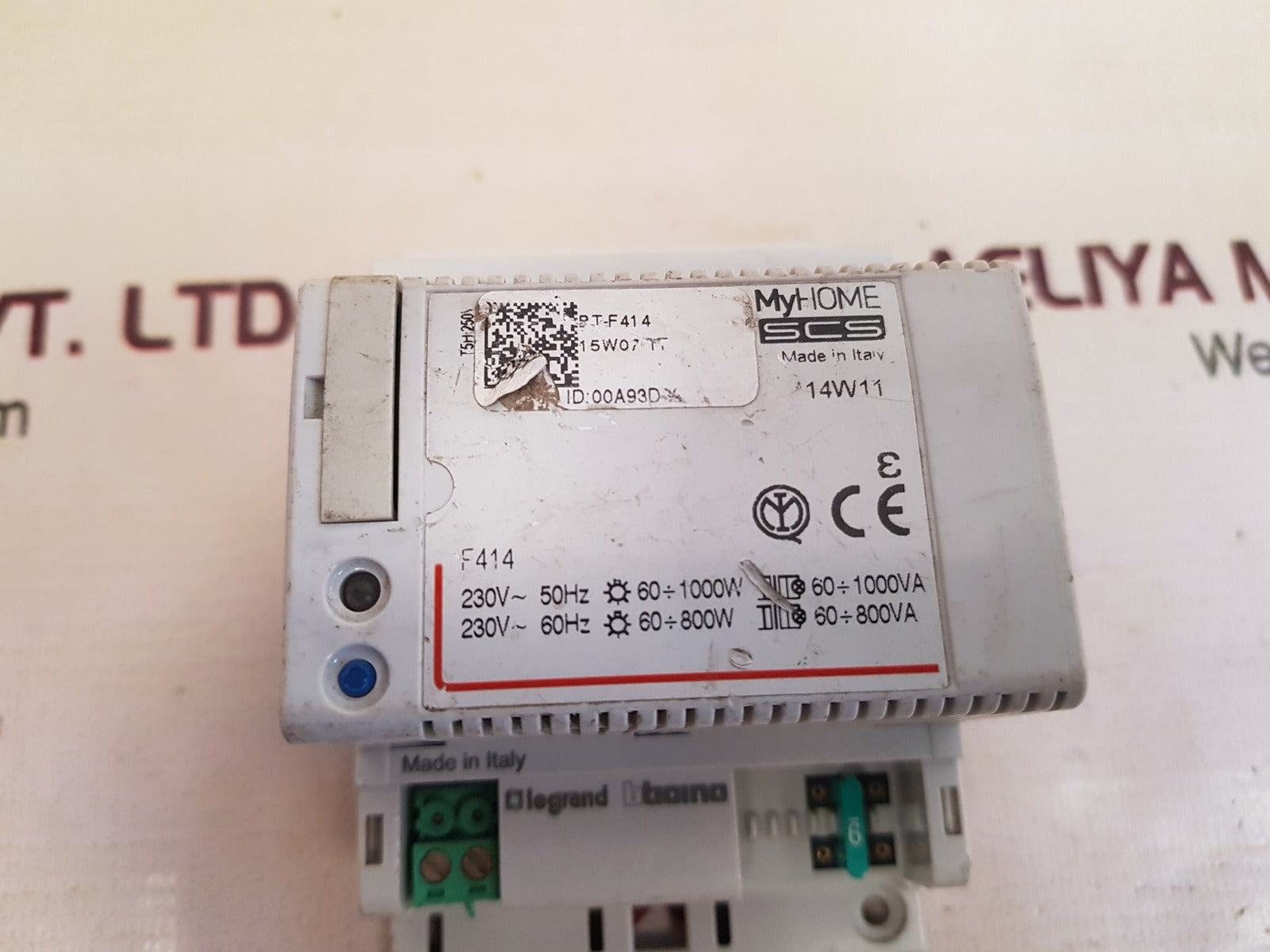 Bticino f414 my home scs dimmer