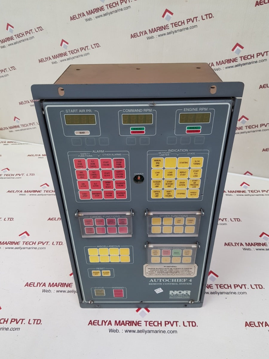 Norcontrol autochief 4 remote control system