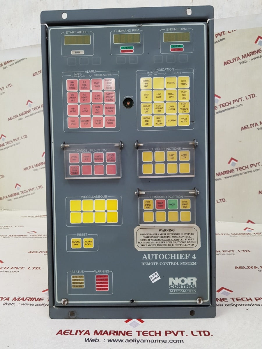 Norcontrol autochief 4 remote control system
