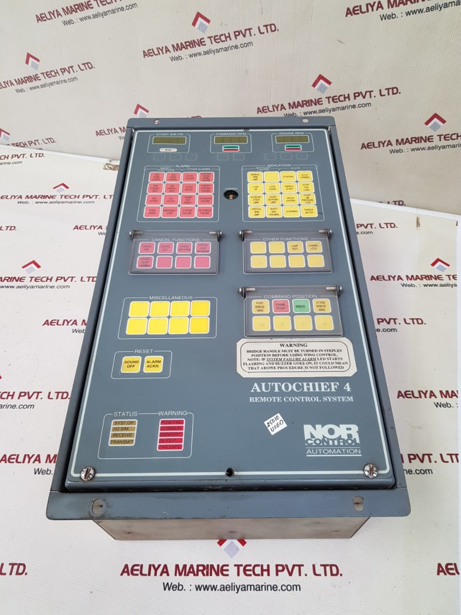 Norcontrol autochief 4 remote control system