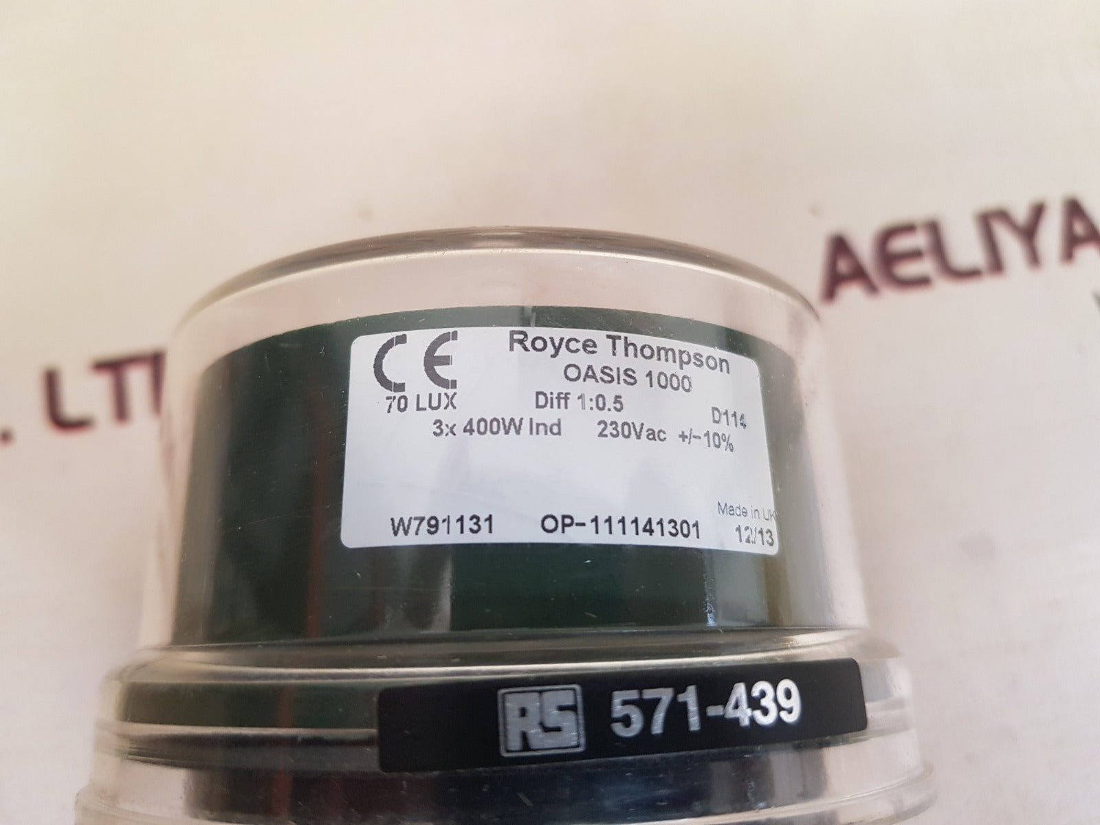 Royce thompson oasis 1000 lighting controller sensor switch
