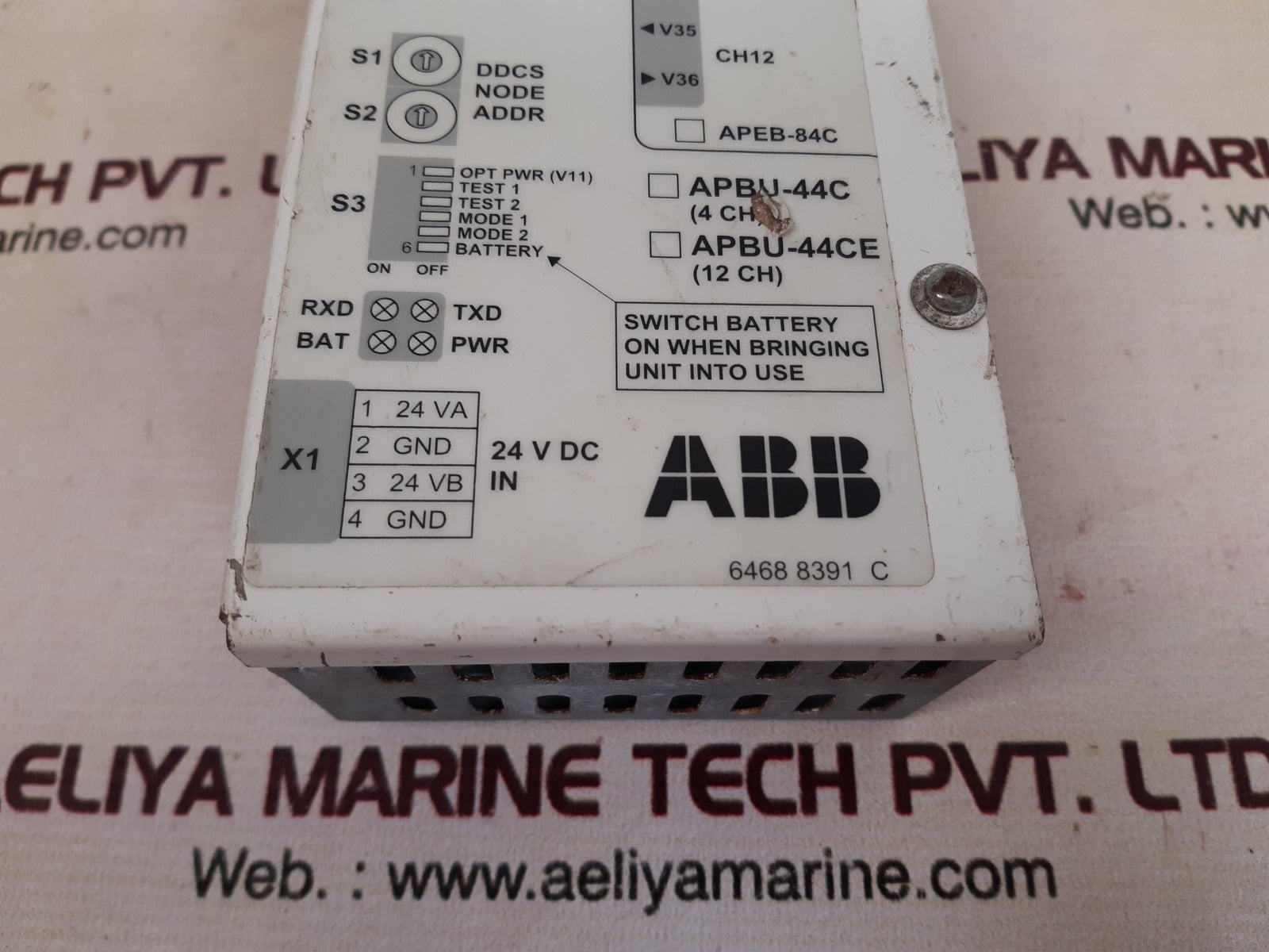 Abb apbu-44c apbu-44ce branching unit