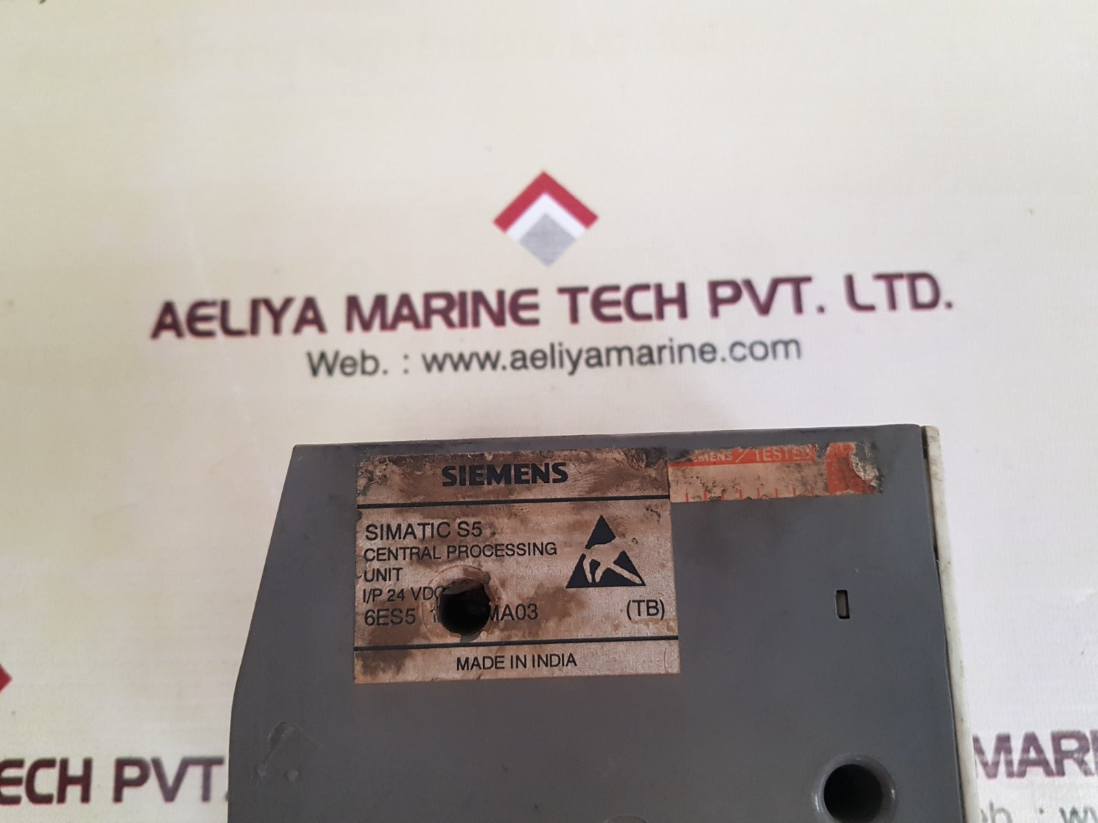 Siemens 6es5 103-8ma03 simatic s5-100u cpu module