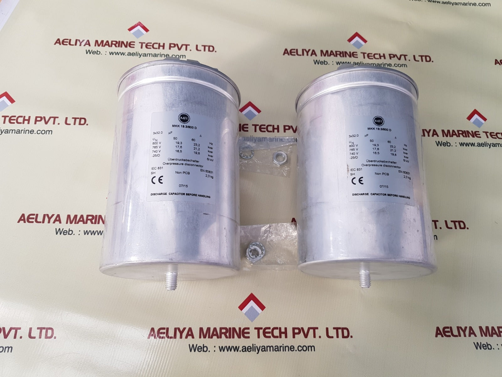 Mr mkk 19.3/800d capacitor
