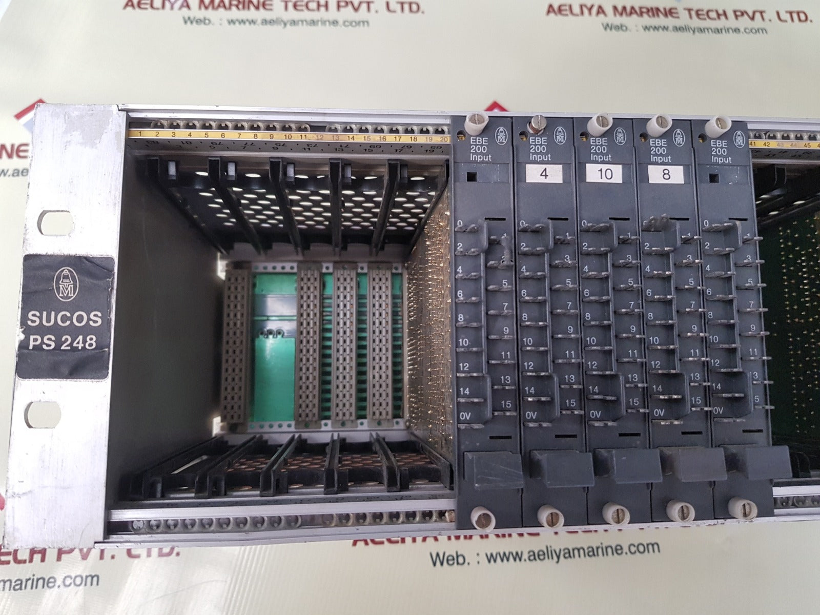 Klockner-moeller ebe 200 input module with ebe 240 power supply rack