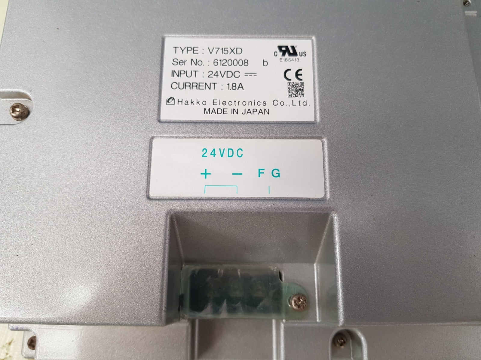 Hakko v715xd touchscreen operator panel