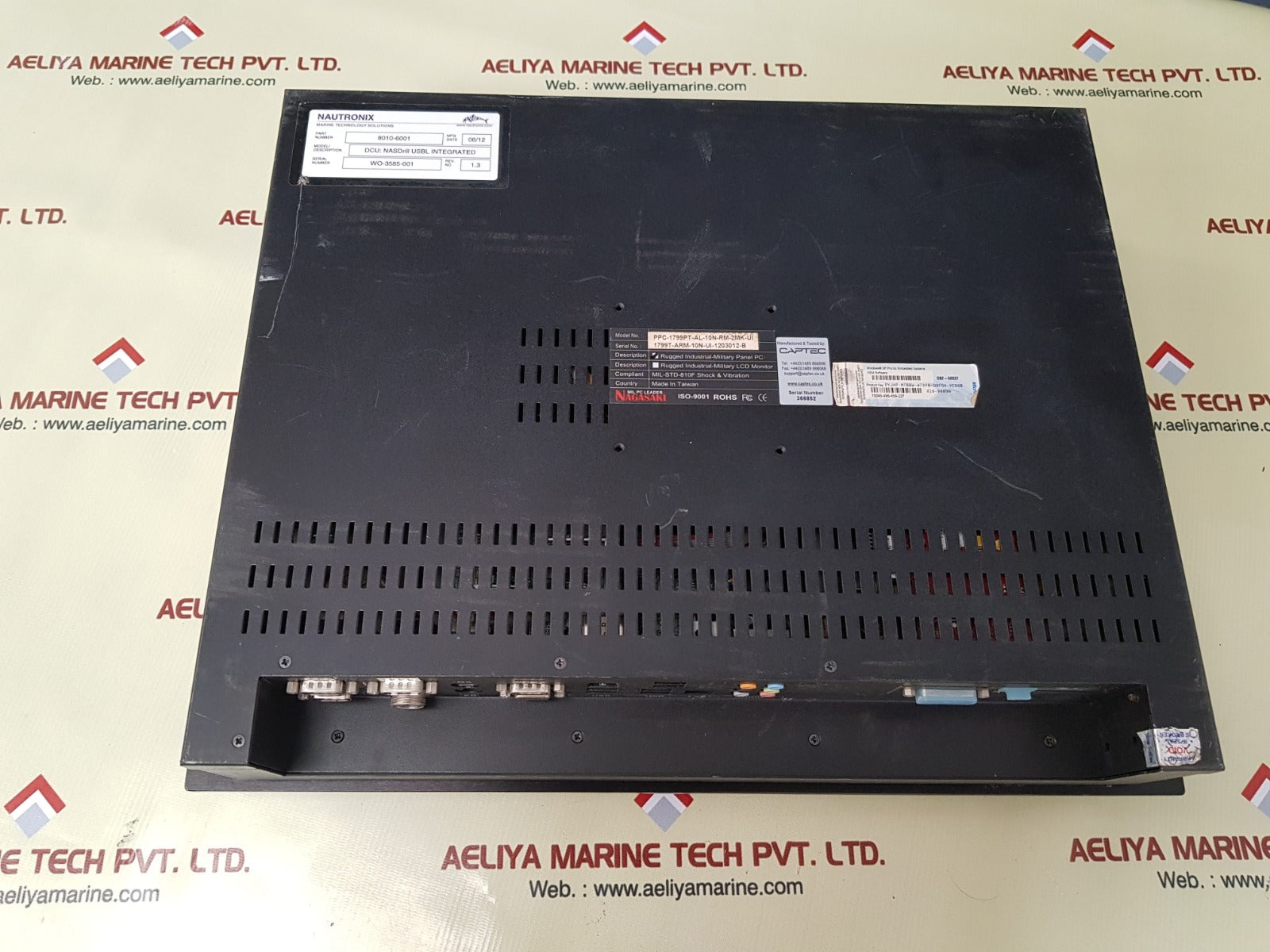 Nautronix 8010-6001 rugged industrial-military panel