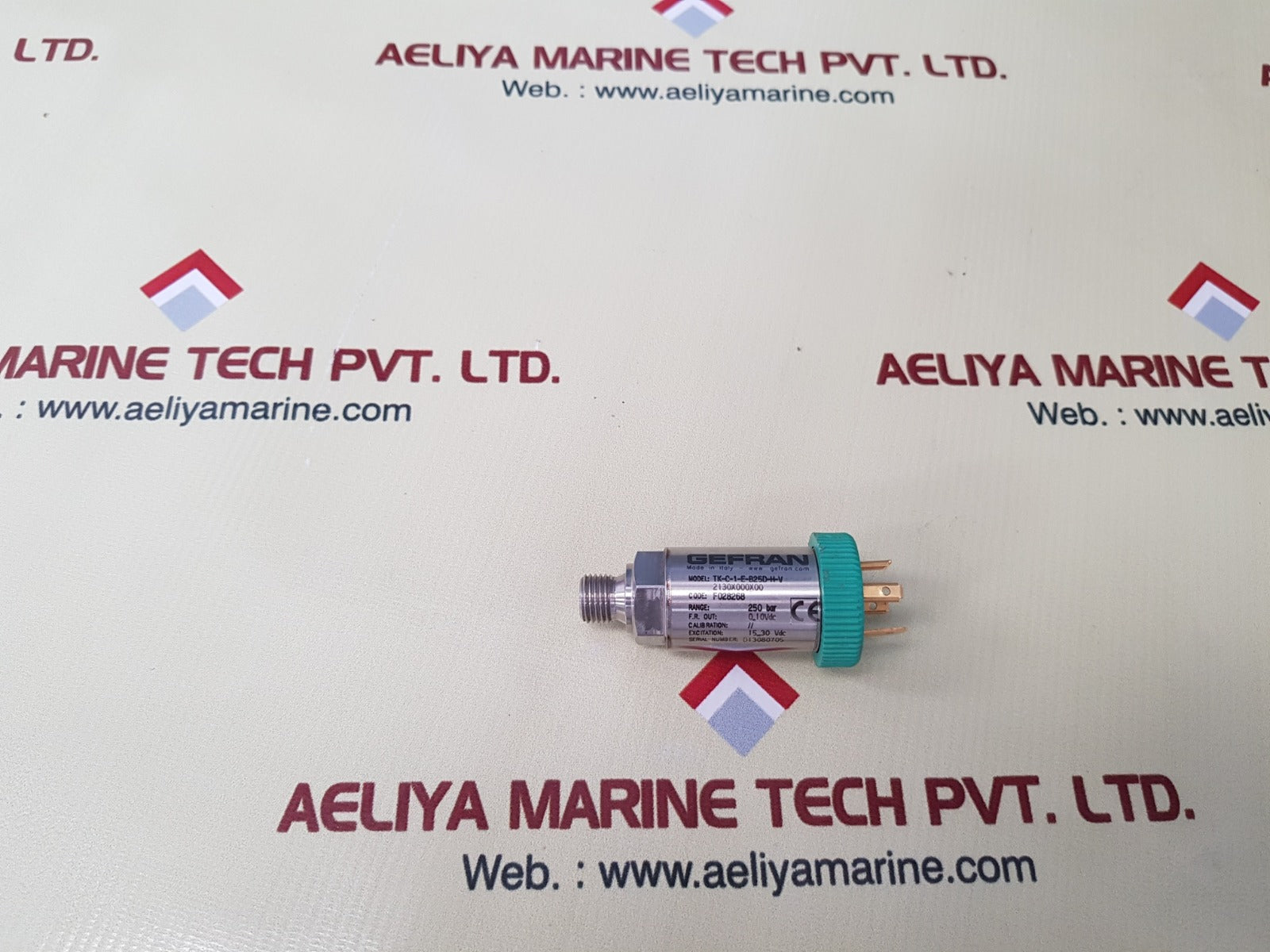 Gefran tk-c-1-e-b25d-h-v pressure transmitter 250 bar