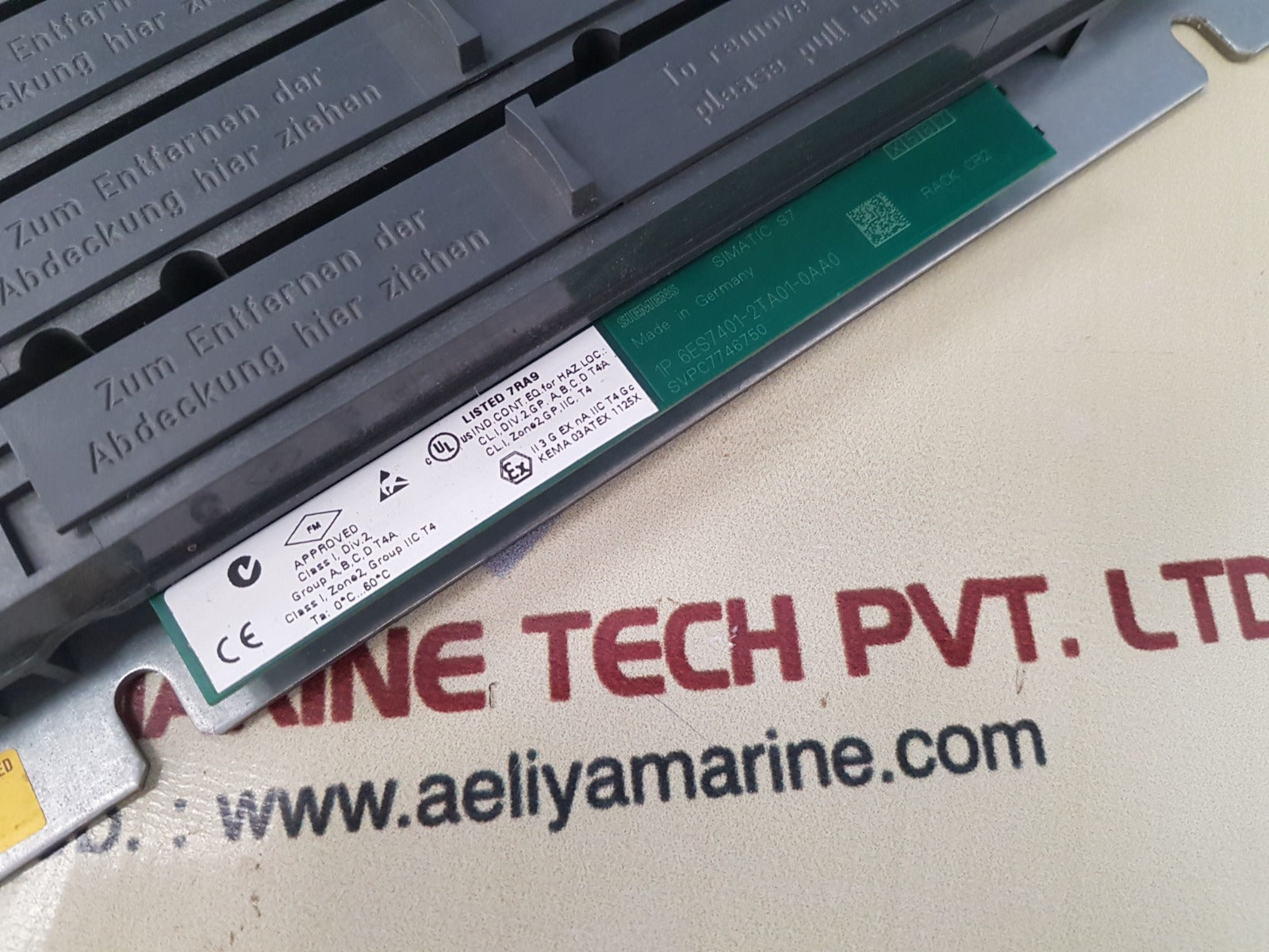 Siemens 6es7401-2ta01-0aa0 plc rack