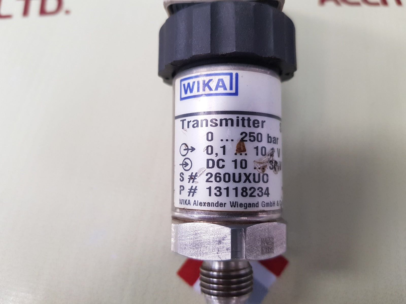 Wika s-10 pressure transmitter 30v