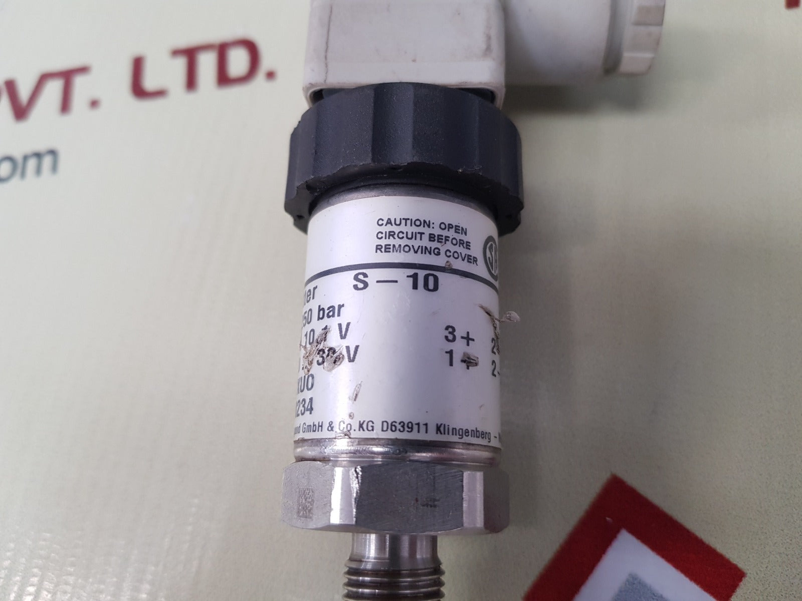 Wika s-10 pressure transmitter 30v