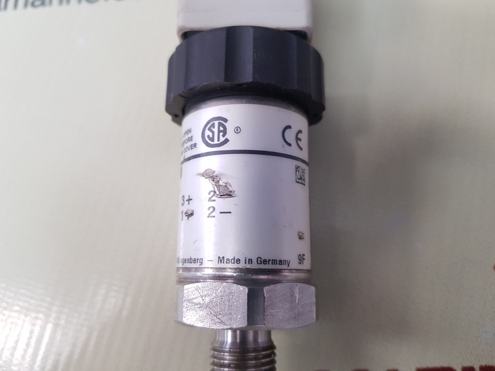 Wika s-10 pressure transmitter 30v