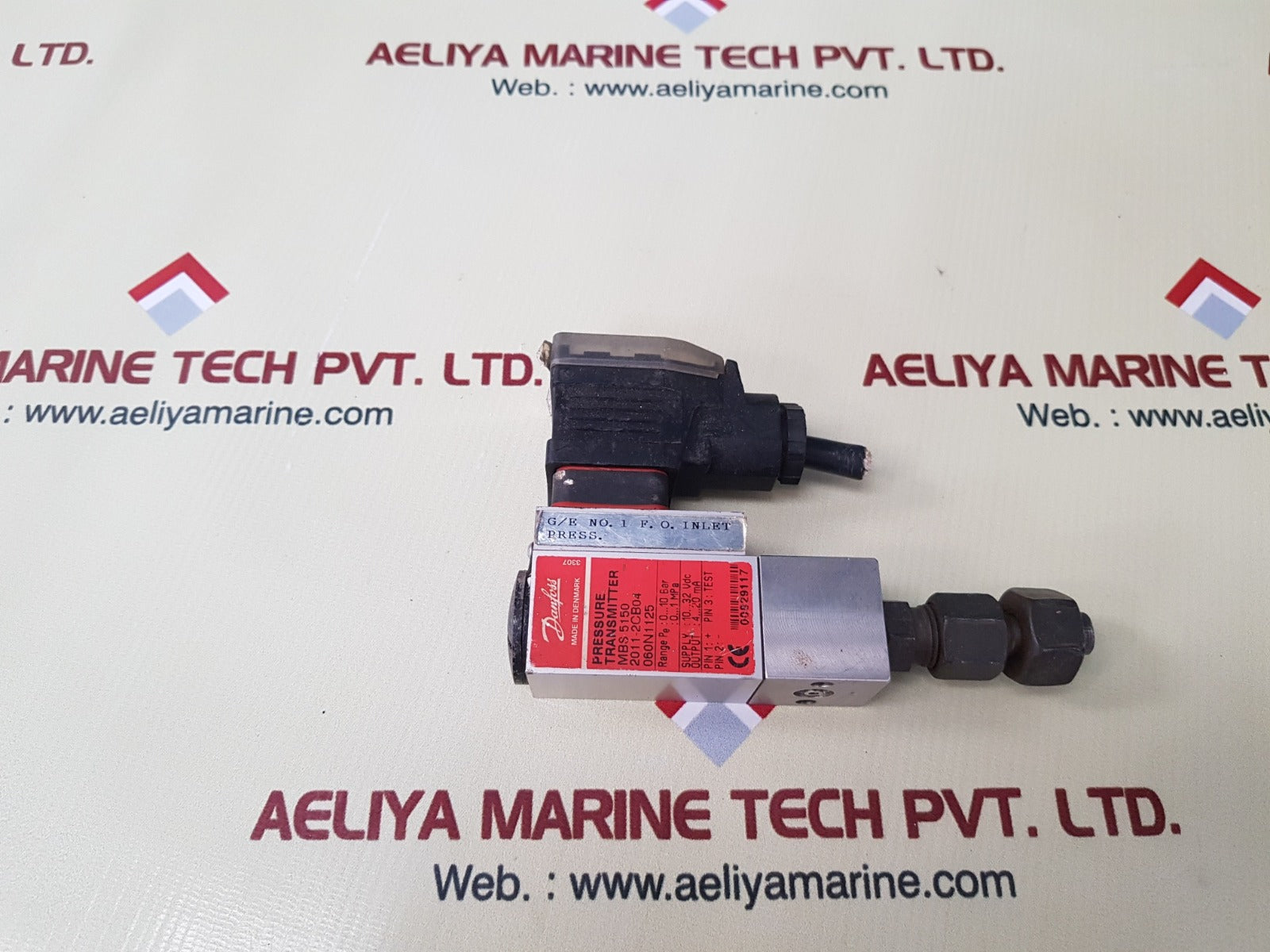 Danfoss mbs 5150 2011-2cb04 pressure transmitter 060n1125