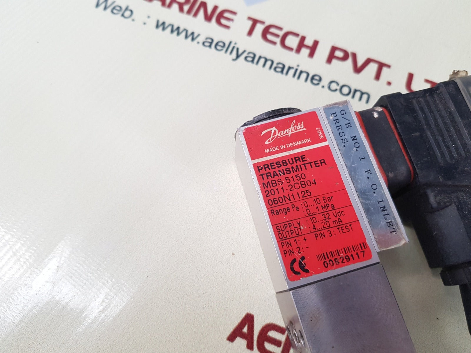 Danfoss mbs 5150 2011-2cb04 pressure transmitter 060n1125