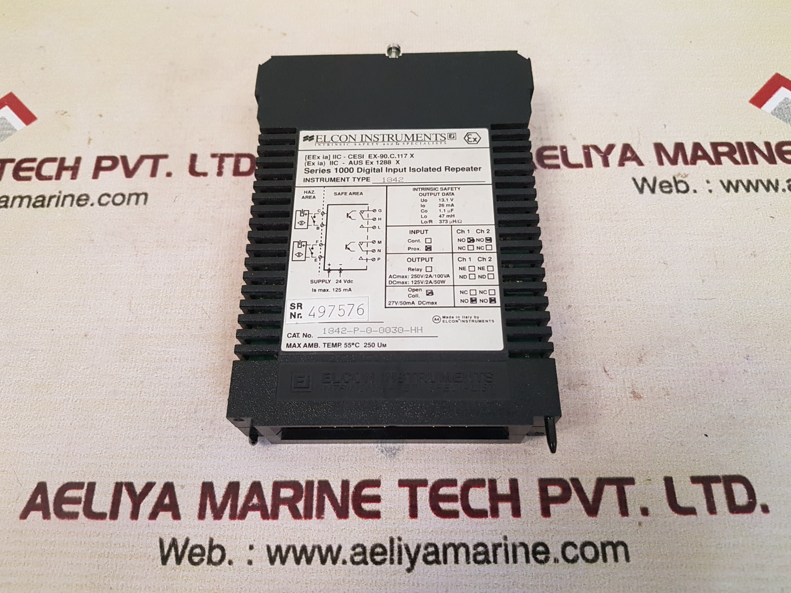 Elcon 1342-p-0-0030-hh digital input isolated repeater