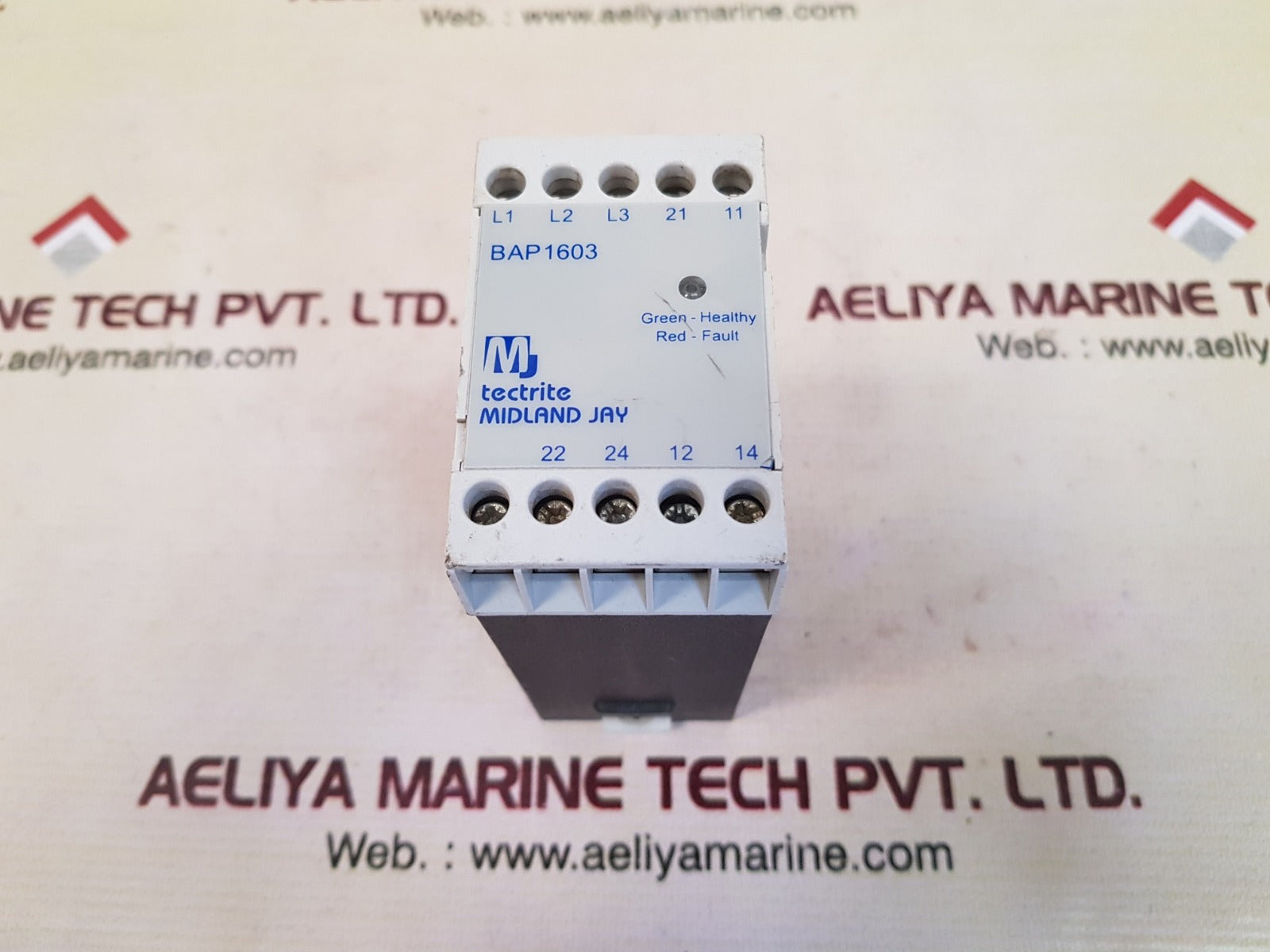 Tectrite midland jay bap 1603 supply monitoring relay