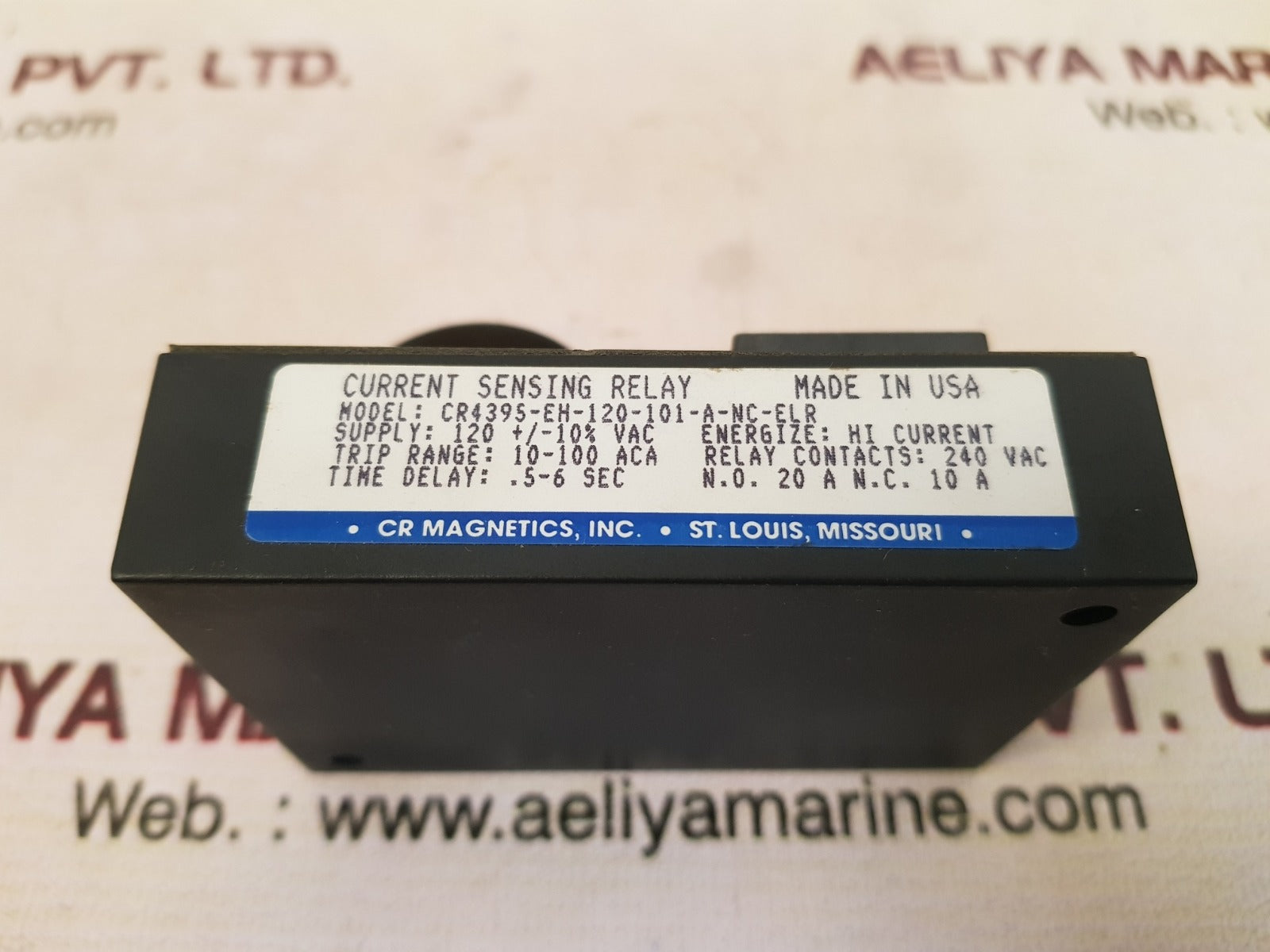 Cr cr4395-eh-120-101-a-nc-elr current sensing relay