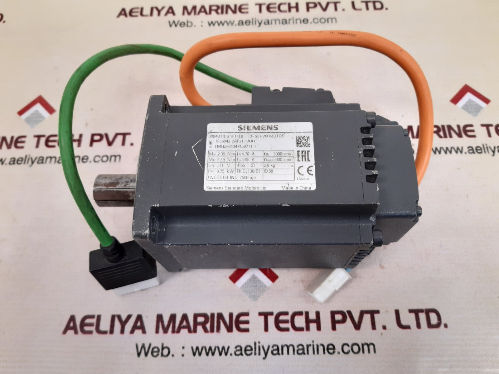 Siemens simotics s-1fl6 1fl6042-2af21-1aa1 servo motor