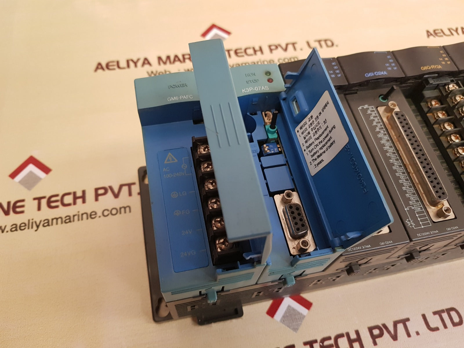 Lg gm6-pafc,k3p-07as,g6i-d24a,g6q-ry2a programmable logic controller