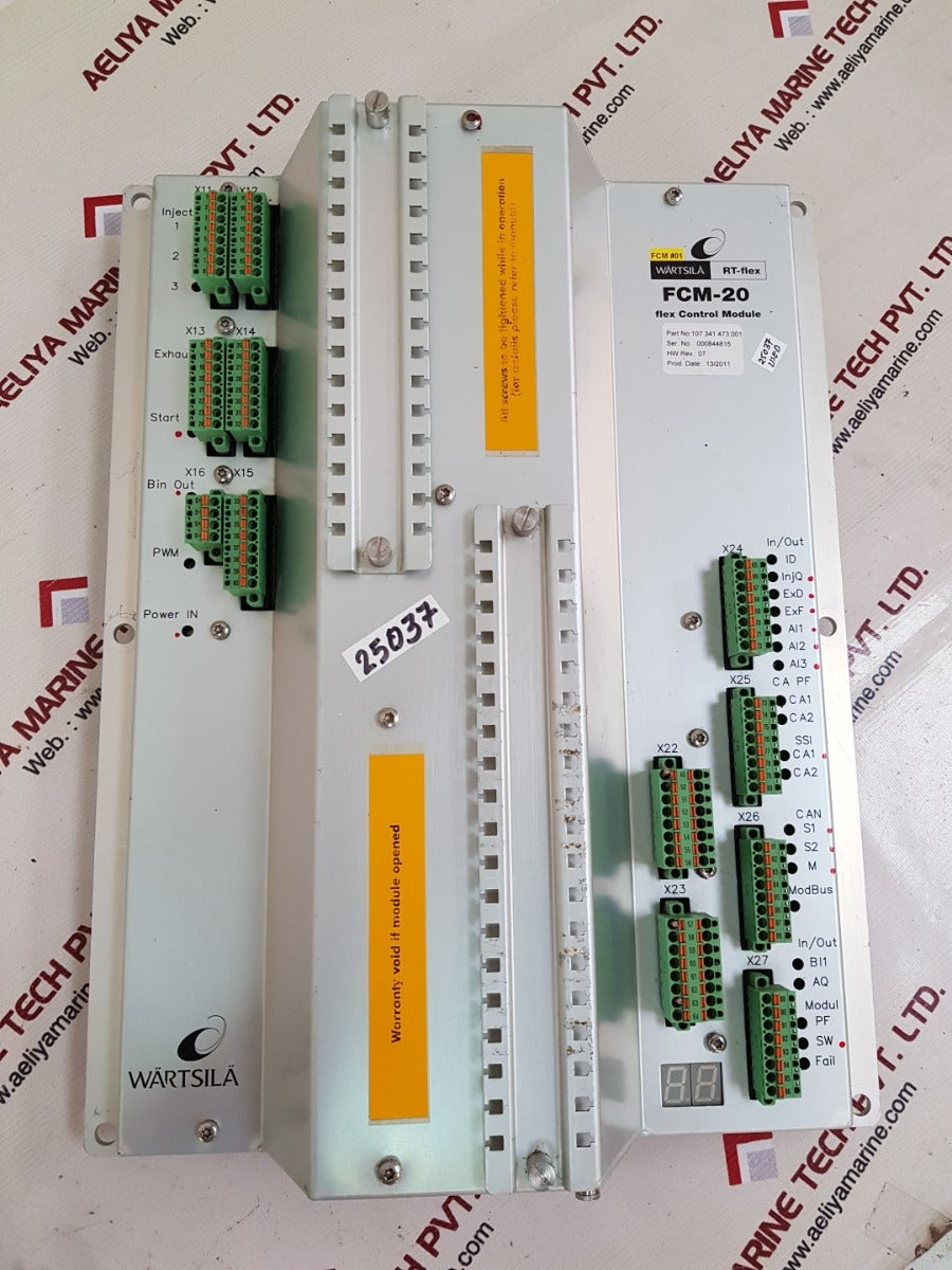 Wartsila fcm-20 flex control module 07 341 473 001 rev.7