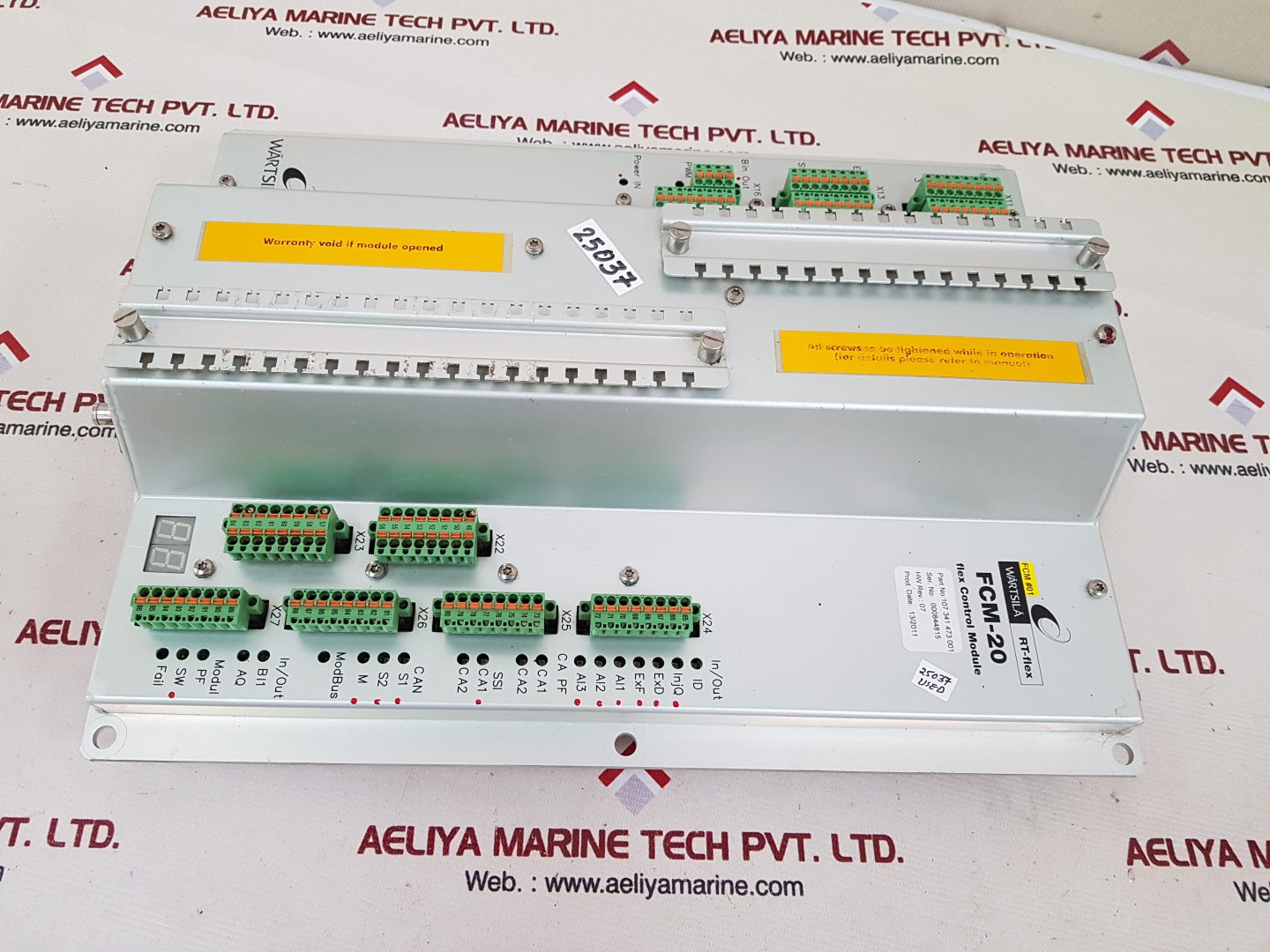 Wartsila fcm-20 flex control module 07 341 473 001 rev.7